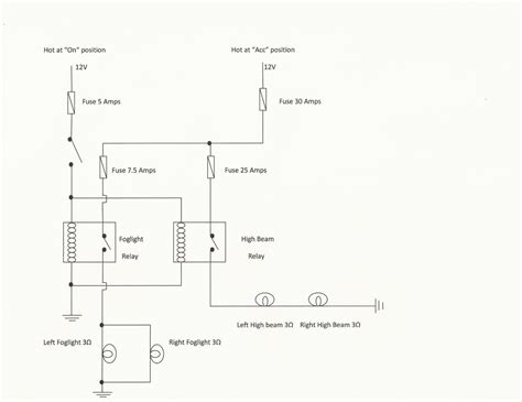 drl  foglight wiring diagram  honda tech