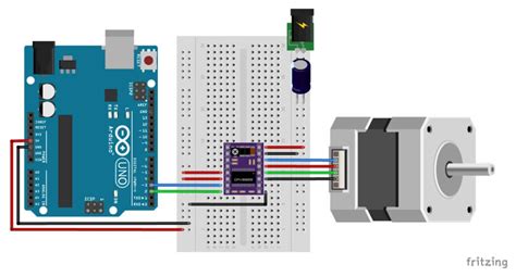 stepper motor  drv  arduino tutorial  examples