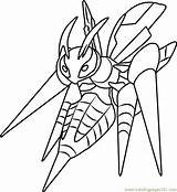 Mega Pokemon Coloring Pages Getcolorings Color Beedrill Print sketch template