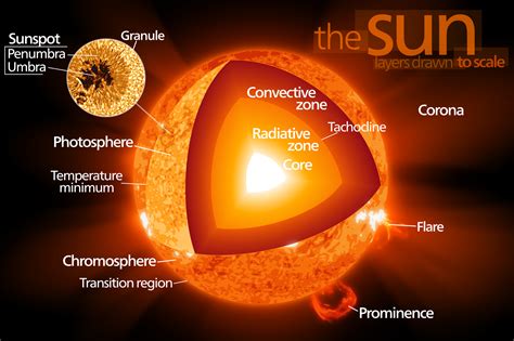 sun formation thermal nuclear fusion structure future life