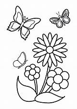 Flower Drawing Butterfly Flowers Sketch Butterflies Drawings Easter Clipart Clip Easy Clipartbest Bows Colouring Use Nice Print Designs Clipartmag Cliparts sketch template