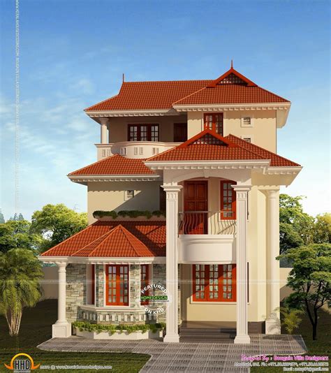 contemporary house design   square yards keralahousedesigns small plot  storied exterior