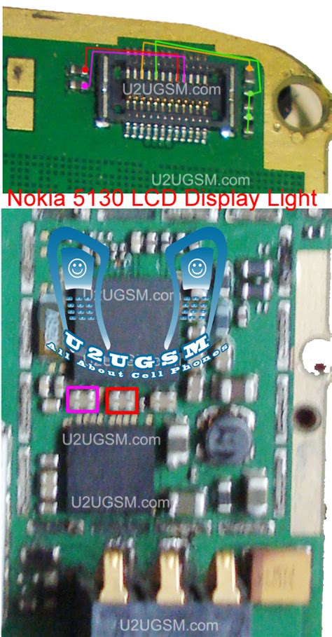 nokia  lcd light problem solution ways jumpers tracking