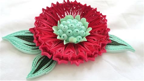Beautiful Quilling Flower Using Quilling Strips Youtube