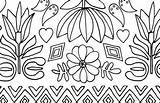Folk Adults Coloring Pages Mexican sketch template