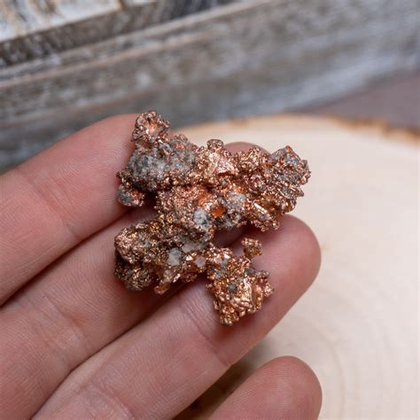 small raw copper  crystal council
