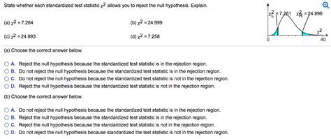 solved state   standardized test statistic  cheggcom