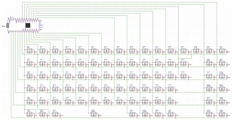 time   create  schematic   hand wired keyboard  teensy    matrix