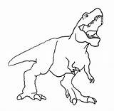 Dxf Dinosaurs Tyrannosaurus sketch template