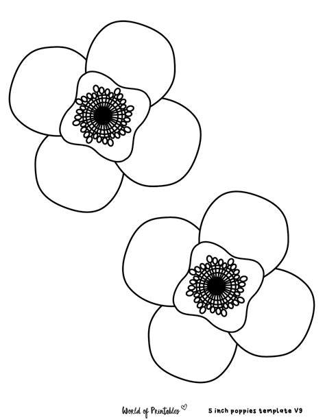 poppy templates remembrance day activities world  printables