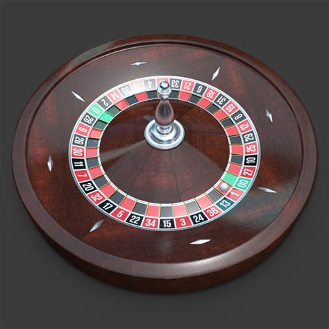 roulette wheel 3d model