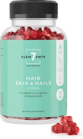 avis  elements nutrients hair skin nails vitamins  gommes