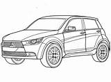 Mitsubishi Onlinecoloringpages sketch template