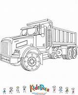 Kidspressmagazine Tonka Peterbilt Camion Kleurplaat Digi sketch template