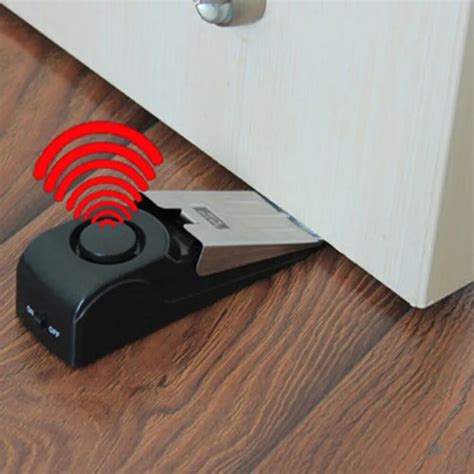 pcs  db stop system security home wedge shaped door stop stopper alarm block blocking