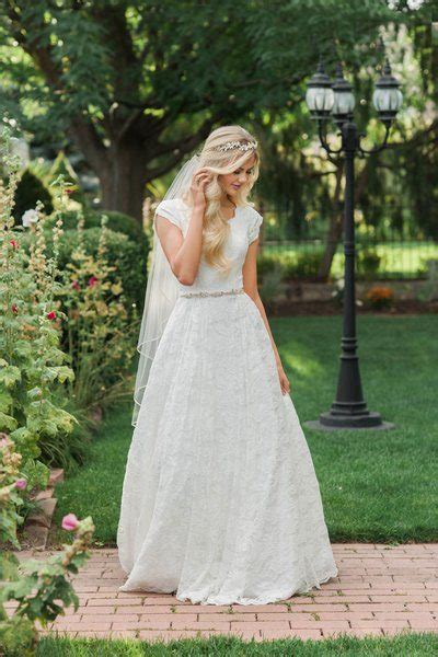 12 Modest Wedding Dresses For The Over 40 Bride