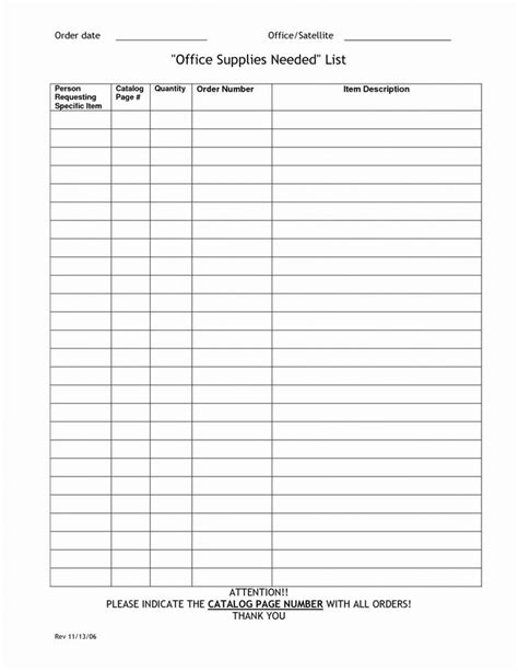 medical supply inventory template   list template office