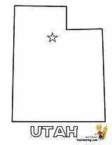 Coloring Utah Designlooter Flag States Printable United Pages Good 6kb 480px sketch template