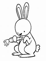 Coloring Animals Pages Animal Baby Rabbit Bunny Kids Print Realistic Cute Funny Drawing Kanin Bunnies Tegning Printable Colouring Clipart Drawings sketch template