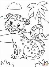 Cheetah Coloring Pages Printable Drawing Supercoloring Paper Cartoon Books Categories sketch template