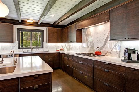 mid century modern kitchen design dewils custom cabinetry