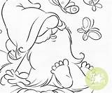 Gnome Digi Spring Gnomes Sits Printable Whimsical Colouring sketch template