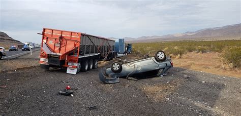 video drowsy driving leads  fatal truck crash  nevada construction zone medium duty work