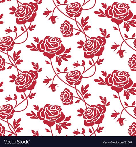 roses seamless pattern royalty  vector image