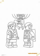 Coloring Lego Movie Pages sketch template