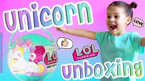 lol unicorn custom big surprise full unboxing custom unicorn lol doll