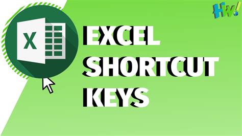 guide excel shortcut keys that everybody should know youtube