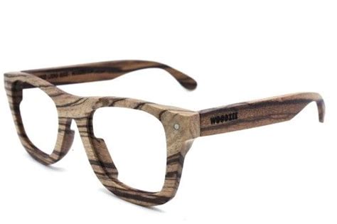 handmade zabra wood glasses frame eyewear vintage wayfarer wooden