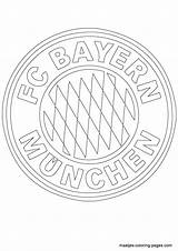 Bayern Logo Munich Coloring Pages Fc Soccer Munchen Club München Window Maatjes Fußball Browser Print Drawings 91kb sketch template