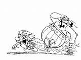 Asterix Obelix Coloring Cartoon Pages Print Kids Printable Books sketch template