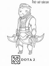 Dota Coloring Pages раскраски Print Color бесплатные распечатки искусство Printable Many Quality There Kids High Click sketch template