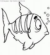 Fish Coloring Pages Printable Kids Timeless Miracle Adults Fishing Sea Preschool sketch template