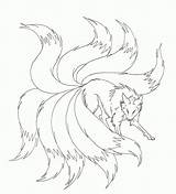Fox Coloring Nine Pages Tails Tailed Naruto Tattoo Kids Tail Drawing Kitsune Drawings Color Printable Ikids Well Sketch Getcolorings Google sketch template