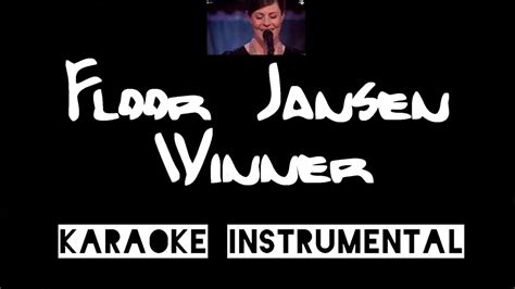 floor jansen winner beste zangers instrumental met tekst lyrics youtube