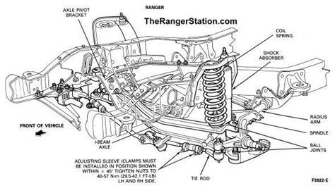 ford ranger suspension diagram