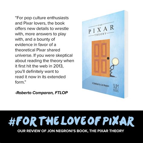 our review of jon negroni s book the pixar theory — for the love of pixar