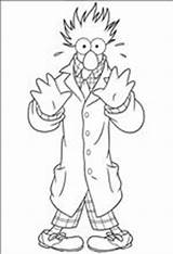 Beaker Muppets Fun Kids Coloring Pages sketch template
