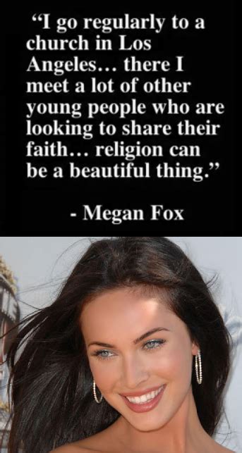 Celebs On Faith Megan Fox Follow Faithquest Christian Celebrities