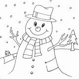 Snowman Coloring Pages Blank Printable Elmo Colouring Snow Print 2010 Printables Christmas Paper Kids Child Library Person Cartoon sketch template