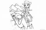 Coloring Camel Pages Frank Lisa Ride Printable Kids sketch template