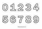 Numeri Colorare Ritagliare Matematica Pianetabambini Classe Schede Infanzia Scuola Sagome Stampe Semplici sketch template