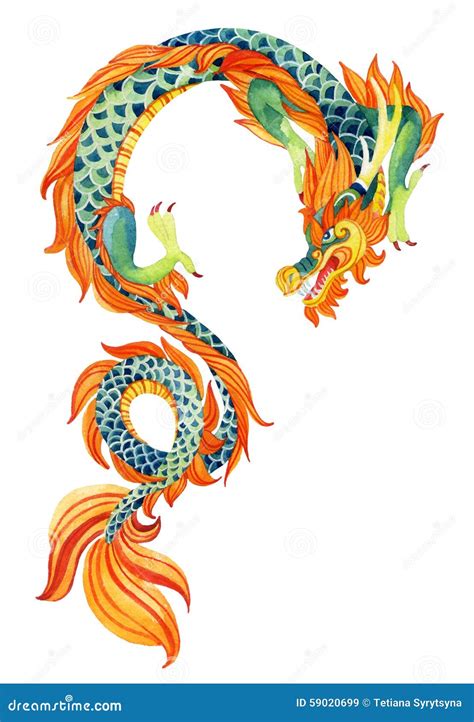 chinesischer drache stock abbildung illustration von tier