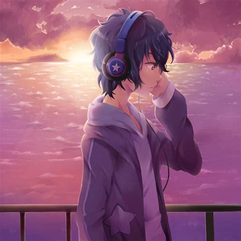 anime headphones pfp