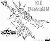 Dragon Invizimals Ice Coloring Printable Shadow Zone sketch template