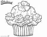 Pinkalicious Cupcake sketch template