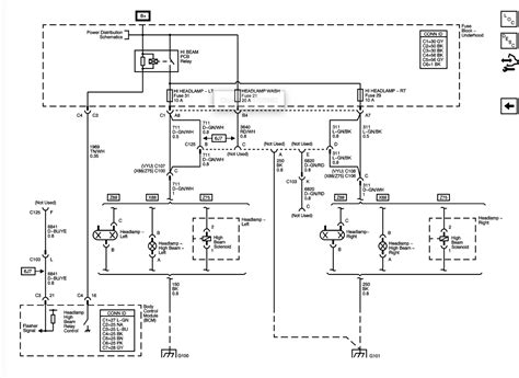 silverado headlight wiring diagram wiring diagram